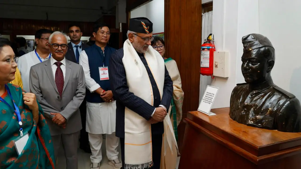 Vice-President CP Radhakrishnan Visits INA Museum