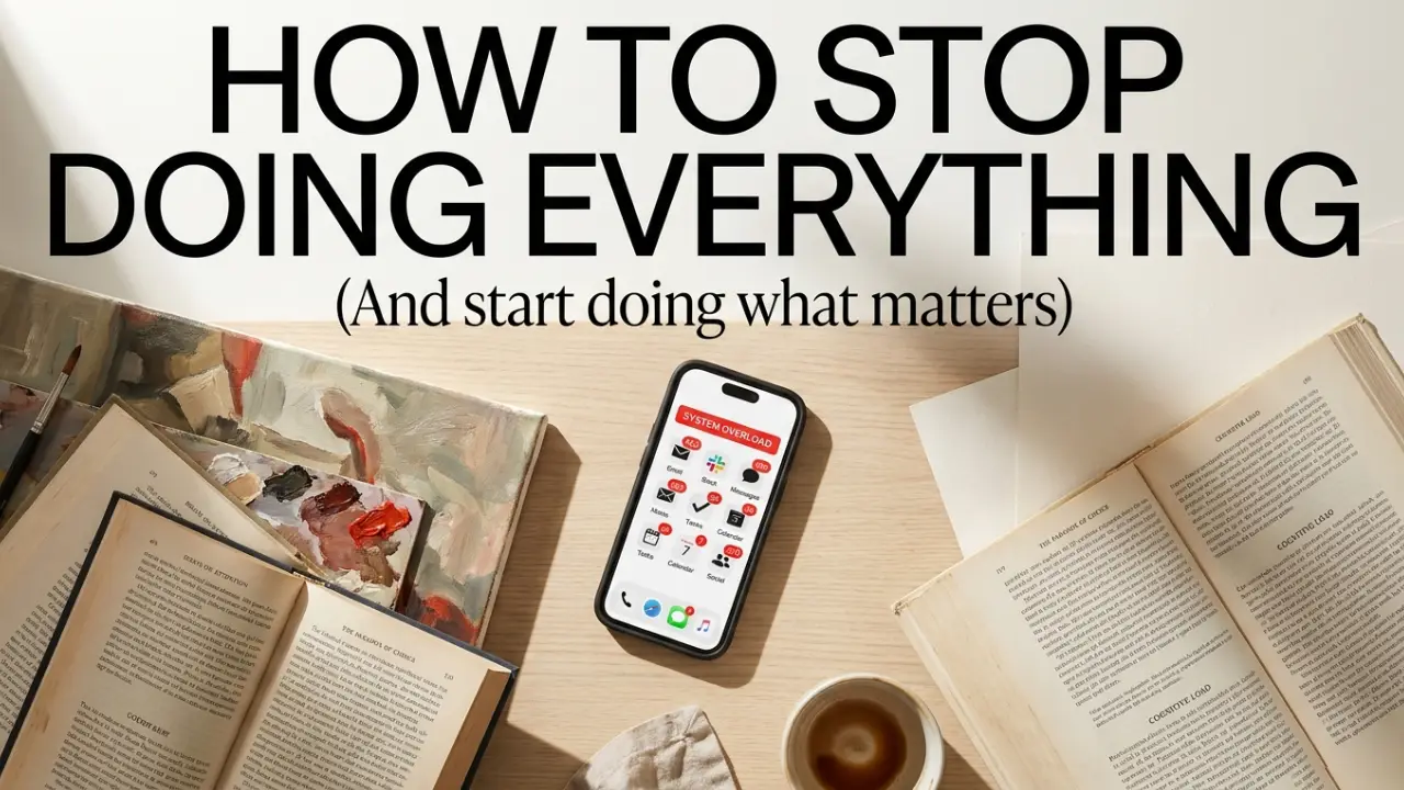 How To Stop Doing Everything